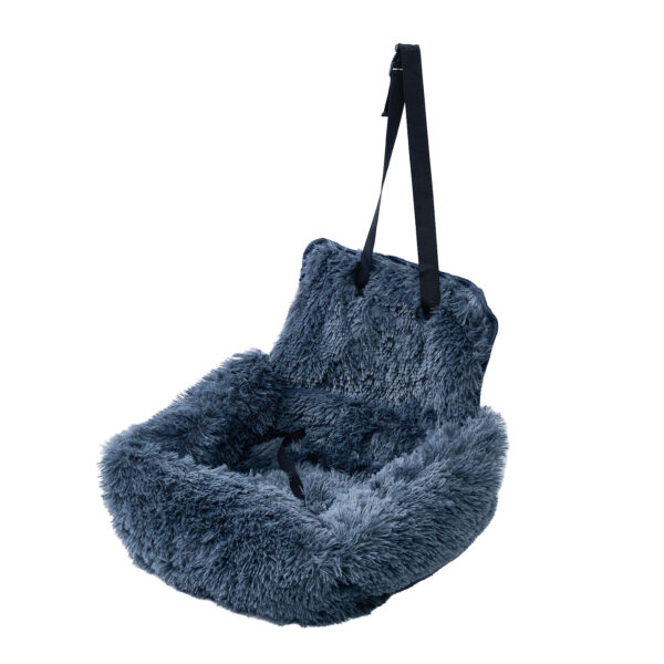 Dog Car Seat For Small Medium Large Dogs,Two Dogs Car Back Seat,Travel Pet Booster Seat With Seat Belt,Washable Long Plush Safety Pet Car Seat For Cat Or Small Pet - Image 8